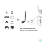 Kép 7/7 - Conceptronic  ABBY07B Long Range Bluetooth 5.1 USB Adapter with External Antenna Black