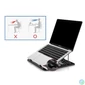 Kép 5/5 - Conceptronic  THANA03B ERGO Laptop Cooling Pad Black