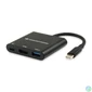 Kép 2/7 - Conceptronic  DONN01B 3in1 USB3.2 Gen 1 Docking Station Black
