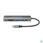 Kép 4/6 - Conceptronic  DONN11G 6in1 USB3.2 Gen 1 Docking Station Grey