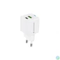 Kép 2/4 - Conceptronic  2-Port 33W USB Charger White töltő
