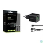 Kép 1/5 - Conceptronic  2-Port 33W USB Charger Black töltő