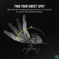 Kép 6/6 - Corsair T3 Rush (2023) Gaming Chair Grey/Charcoal gaming szék