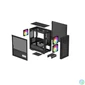 Kép 4/5 - DeepCool CH360 Digital Tempered Glass Black gépház