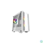 Kép 1/15 - DeepCool CC360 WH ARGB Tempered Glass White gépház