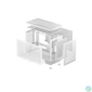 Kép 5/6 - DeepCool CH260 WH Tempered Glass White gépház