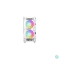 Kép 4/15 - DeepCool CH360 Tempered Glass White gépház