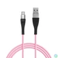 Kép 4/5 - Delight Android microUSB adatkábel szilikon bevonat 1m (több szín)