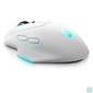 Kép 3/6 - Dell AW620M Wireless Gaming Mouse Lunar Light egér