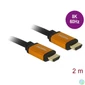Kép 1/6 - DeLock Ultra High Speed HDMI Cable 48 Gbps 8K 60 Hz 2m kábel