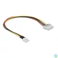Kép 2/2 - DeLock Power Floppy 4 pin male > Molex 4 pin female 30cm Cable kábel