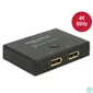 Kép 1/3 - DeLock Displayport 2 - 1 Switch bidirectional 4K 60 Hz