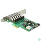Kép 2/7 - DeLock PCI Express Card > 6x external + 1x internal USB 3.0 bővítőkártya