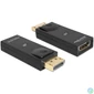 Kép 1/2 - DeLock Adapter Displayport 1.1 male > HDMI female Black speciális átalakító