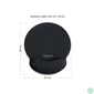 Kép 2/3 - DeLock Ergonomic with Wrist Rest Egérpad Black