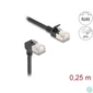 Kép 1/2 - DeLock CAT6A S-FTP Patch cable 0,25m Black