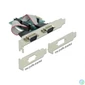 Kép 1/5 - DeLock PCI Express Card to 2 x Serial RS-232 bővítőkártya