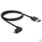 Kép 2/6 - DeLock USB-A to microUSB male/male cable 1m Black kábel