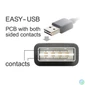 Kép 4/6 - DeLock USB-A to microUSB male/male cable 1m Black kábel