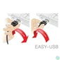Kép 6/6 - DeLock USB-A to microUSB male/male cable 1m Black kábel
