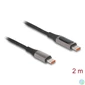 Kép 1/3 - DeLock USB-C to USB-C male/male cable 2m Black kábel