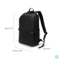 Kép 7/7 - Dicota Backpack One 13"-16" Black notebook táska