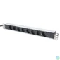 Kép 1/3 - Digitus DN-95401 Túlfeszültségvédő 8DIN 2m Black