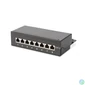 Kép 1/4 - Digitus 8-port Patch Panel 1U Black