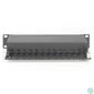 Kép 3/6 - Digitus 12-port Patch Panel 1U Black