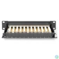 Kép 5/6 - Digitus 12-port Patch Panel 1U Black