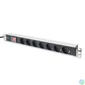Kép 1/3 - Digitus DN-95402 Túlfeszültségvédő Kapcsolóval 7DIN 2m Black