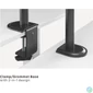 Kép 5/6 - EQuip Articulating Monitor Desk Mount Bracket 17"-32" Black
