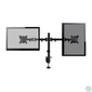 Kép 3/4 - EQuip 13"-27" Articulating Dual Monitor Desk Mount Bracket Black