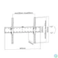 Kép 2/5 - EQuip 37"-70" Tilt TV Wall Bracket Black