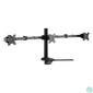 Kép 1/4 - EQuip 17"-32" Economy Dual Monitor Tabletop Stand Black