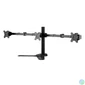 Kép 2/4 - EQuip 17"-32" Economy Dual Monitor Tabletop Stand Black