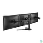 Kép 3/4 - EQuip 17"-32" Economy Dual Monitor Tabletop Stand Black