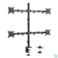 Kép 1/4 - EQuip 17"-32" Articulating Quad Monitor Desk Mount Bracket Black