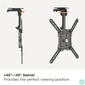 Kép 4/9 - EQuip 23"-55" Ceiling Mount TV Bracket Black