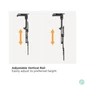 Kép 5/9 - EQuip 23"-55" Ceiling Mount TV Bracket Black