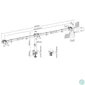 Kép 9/9 - EQuip 17"-32" Articulating Triple Monitor Desk Mount Bracket Black