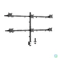 Kép 1/9 - EQuip 17"-32" Articulating 6 Monitor Desk Mount Bracket Black