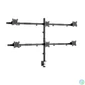 Kép 2/9 - EQuip 17"-32" Articulating 6 Monitor Desk Mount Bracket Black