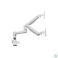 Kép 2/9 - EQuip 17"-35" Heavy-Duty Dual Monitor Desk Mount Bracket White