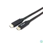 Kép 1/7 - EQuip USB-C 3.2 Gen1 to USB-C 1m cable Black kábel
