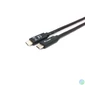 Kép 2/7 - EQuip USB-C 3.2 Gen1 to USB-C 1m cable Black kábel