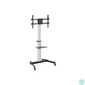 Kép 1/6 - EQuip Rotate TV Cart 37-86" Black/White
