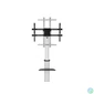 Kép 4/6 - EQuip Rotate TV Cart 37-86" Black/White