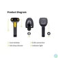 Kép 6/10 - EQuip USB 1D Barcode Scanner with Stand Vonalkódolvasó Black