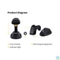 Kép 5/9 - EQuip Wireless 1D Laser Barcode Scanner Long Distance with Stand Vonalkódolvasó Black